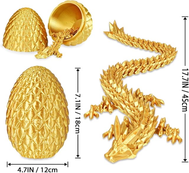 Detalle 1 de Dragon egg fidget toy 3D printed