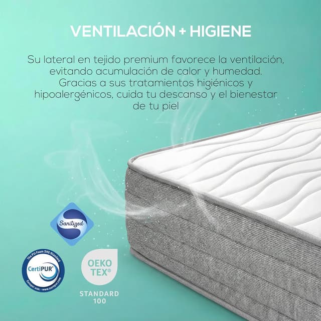 Thumbnail 4 de Duérmete Online Colchón 150x200 Viscoelástico Frida