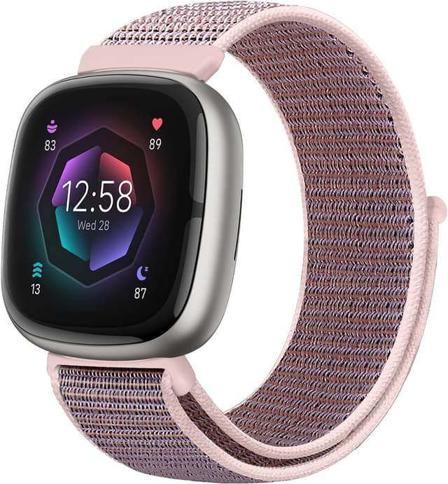 Detalle de Runostrich Nylon Loop Strap for Fitbit Versa 4