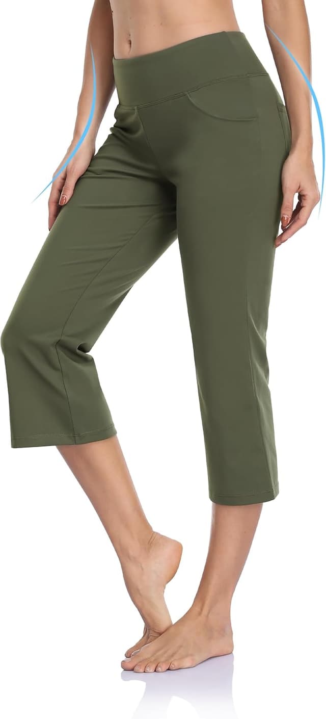 Detalle de MOVE BEYOND Pantalon & pantacourt de yoga bootcut à 4 poches pour femmes