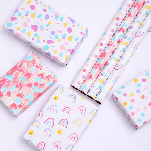 Thumbnail 4 de HBell Wrapping Paper Rolls 44cm x 3m