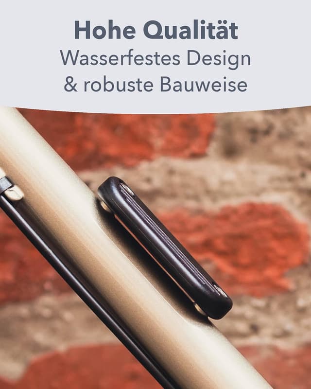 Detalle de AIRBELL AirBell® Fahrrad-Halterung für Apple AirTag (Doppelpack) – passend für Flaschenhalter-Aufnahmen