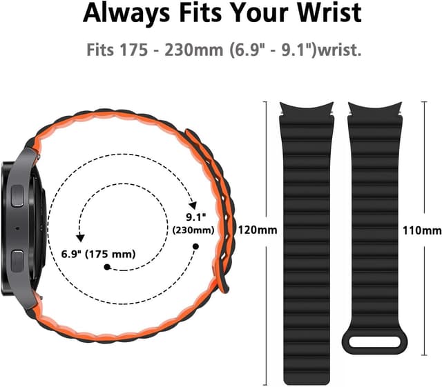 Detalle 2 de Samsung Galaxy Watch strap, 20 mm silicone