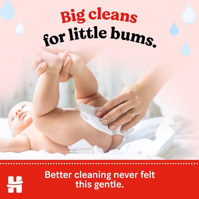 Thumbnail 2 de Huggies Pure Plastic Free Baby Wipes 1152 Pack