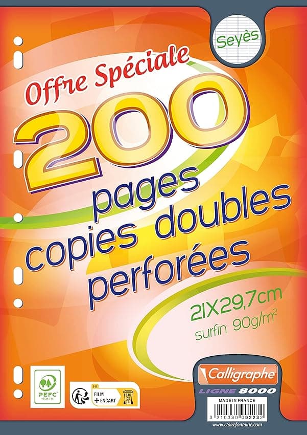 Detalle de Calligraphe 9253C – 500 pages ⚙