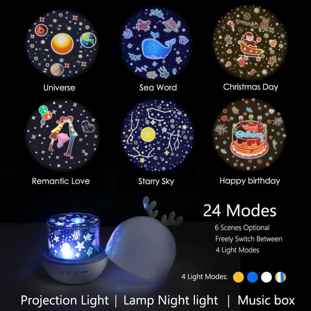 Thumbnail 4 de URAQT Sternenhimmel Projektor 1200mAh 🌌