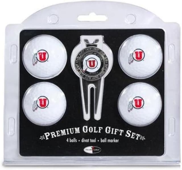 Detalle de Team Golf NCAA Regulation Size Golf Balls Gift Set (4 Balls) with Divot Tool & Magnetic Marker