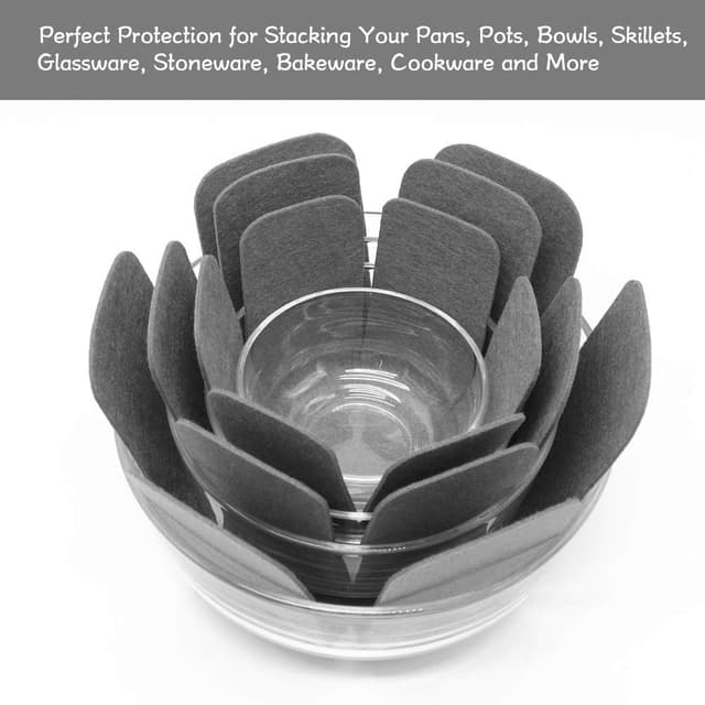 Thumbnail 5 de Pan Pot Protectors Thicker Felt Pads 12pcs