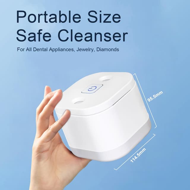 Detalle 2 de ANIREPUR Pulitori a ultrasuoni con luce UV per dentiere, bite e piccoli oggetti