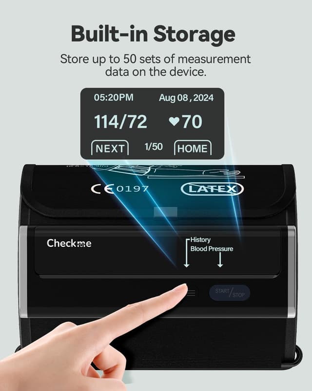 Detalle de Checkme Blutdruckmessgerät Manschette 22–42 cm ❤