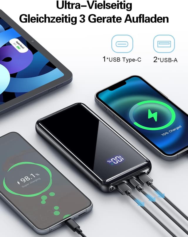 Thumbnail 4 de Powerbank 20000 mAh Schnelllade 22,5W