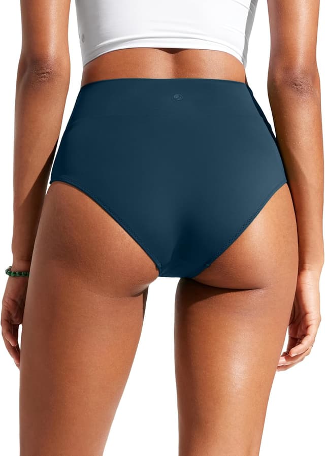 Detalle 2 de CRZ YOGA V-bikini bottom donna a vita alta con taglio a V e copertura totale