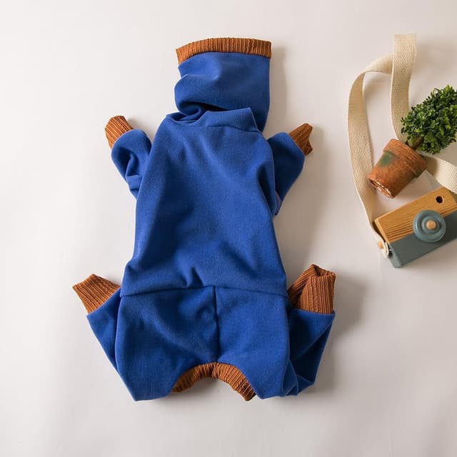 Detalle de Lightweight Italian Greyhound jumper, Blue XXL