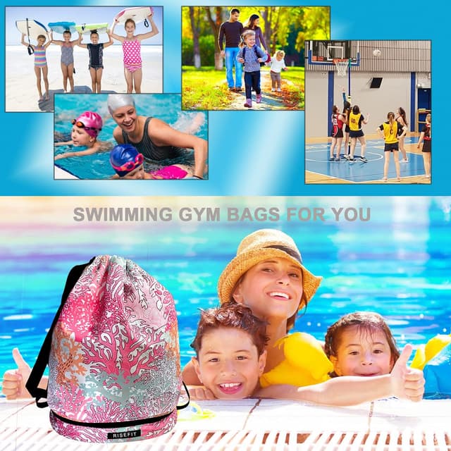 Thumbnail 6 de Risefit Waterproof Drawstring Gym Bag 13