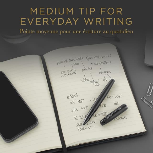 Thumbnail 4 de Ersatzminen für Tintenroller 2 Stück schwarz