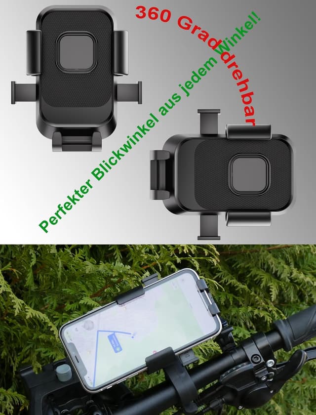 Detalle de RGBer Handyhalterung Fahrrad 360° Schutz
