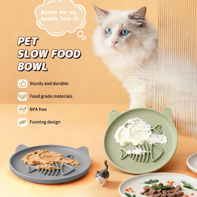 Detalle 2 de Zonopy Futternapf langsames Fressen 2er Set 17 cm