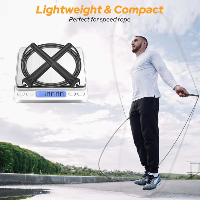 Thumbnail 5 de Euqvunn Corda per Saltare Professionale 3 m