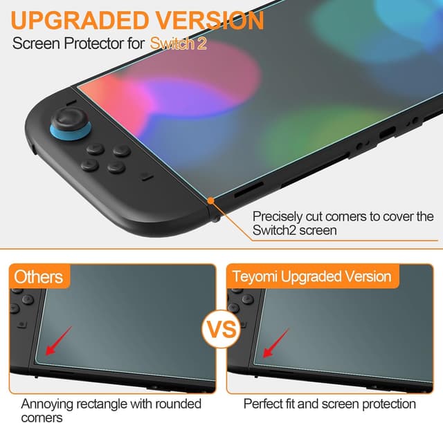 Thumbnail 5 de Teyomi Schutzglas Nintendo Switch 2 7,9 Zoll