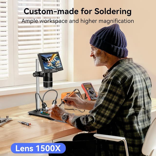 Thumbnail 4 de TOMLOV TriL107 7" 2500X digital microscope