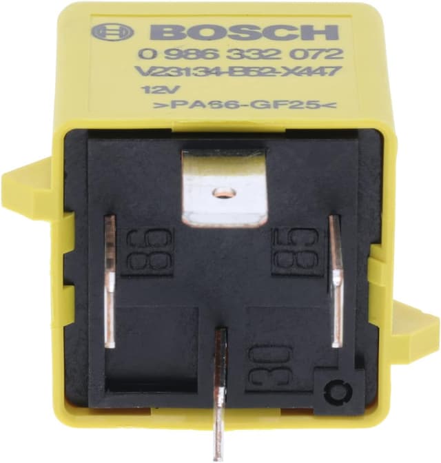 Detalle 2 de Bosch 0986332072 mini-relais 12V 60A à 4 terminaux, IP5K4 (plage -40°C à 85°C)