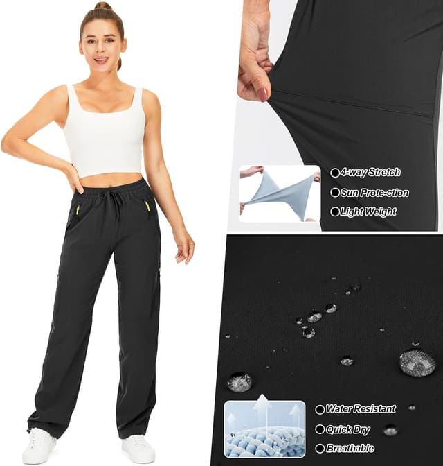 Thumbnail 3 de yeyity Wanderhose Damen Leichter Quick Dry Outdoorhose