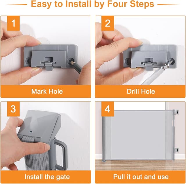 Thumbnail 6 de Eyeleaf Retractable Stair Gate 59" wide