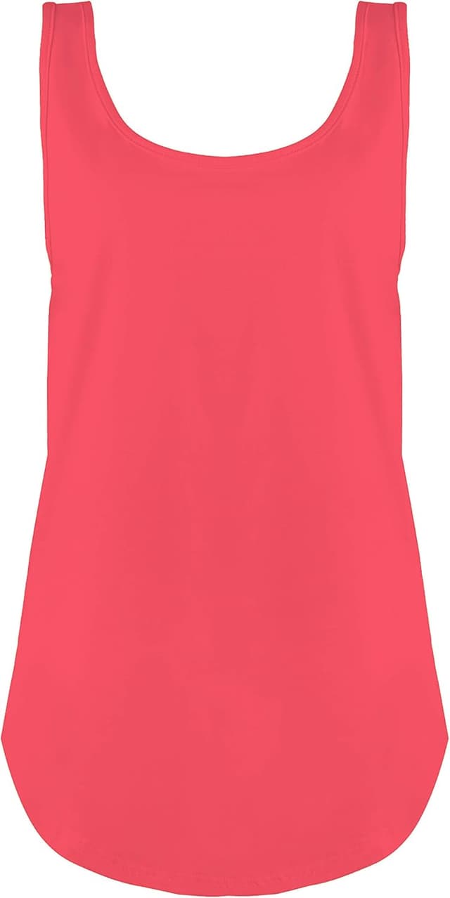 Detalle 2 de Débardeur d’été femme sans manches en tunique ample — t-shirt décontracté confortable