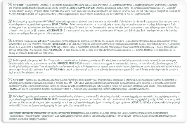 Thumbnail 1 de Vet's Best Shampooing hypoallergénique chiens