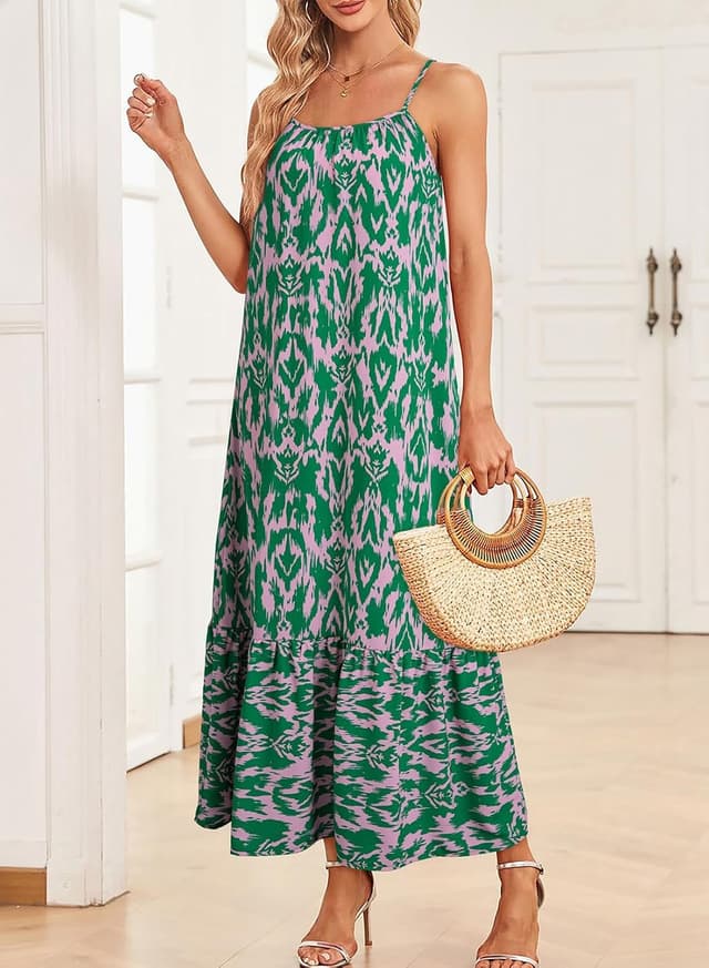 Thumbnail 2 de Dokotoo Women Summer Dresses Smocked Maxi 2026 ๐