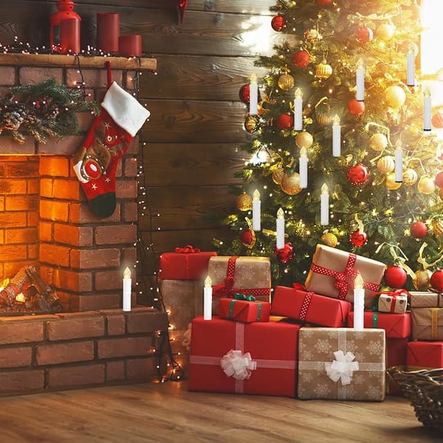 Thumbnail 1 de EXTSUD Velas Navidad LED 20 piezas con mando 🎄