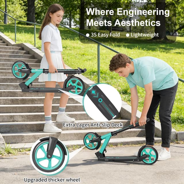 Thumbnail 4 de Kick Scooter 8-Inch Wheels 240 lbs 🛴