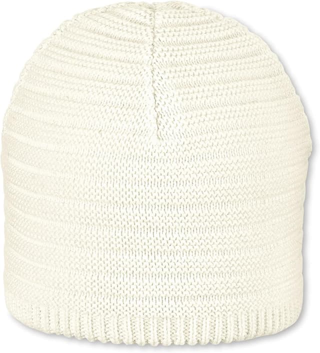 Detalle de Sterntaler Unisex Kinder Strickmütze Baby mit Rippenmuster – gefüttert mit Baumwollfleece