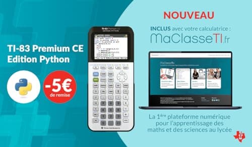 Thumbnail 1 de Texas Instruments TI-83 Premium CE Python calculadora gráfica 1 unidad