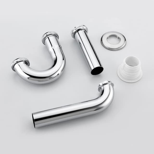 Thumbnail 6 de Ibergrif sifone per lavabo in acciaio inox M20506 (1 1/4" x 32 mm) con guarnizioni in silicone e sistema anti-odore/anti-intasamento