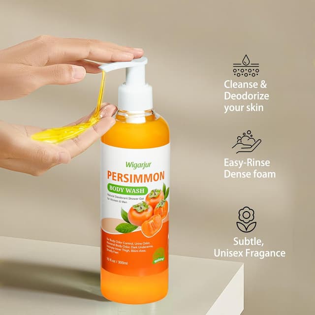 Detalle 1 de Wigarjur persimmon body wash, 10 fl oz