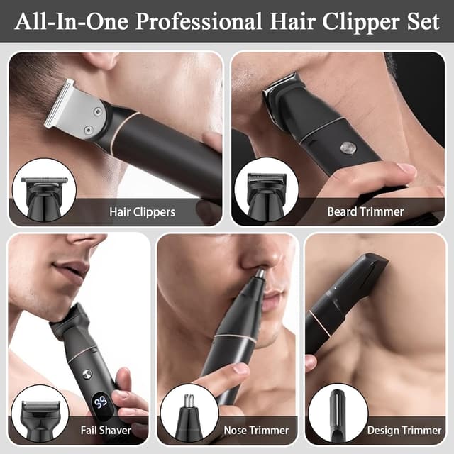 Detalle 2 de Ruspela Beard Trimmer 5-in-1 🪒