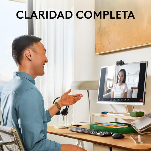 Detalle 2 de Logitech Brio 100 cámara web Full HD con tapa de privacidad
