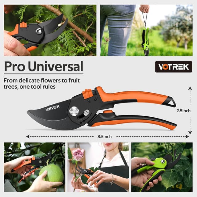 Thumbnail 5 de VOTREK 8.5" Bypass Secateurs for Weak Hands ✂