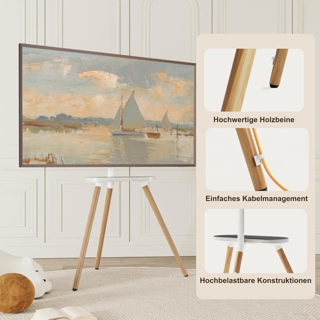 Thumbnail 4 de ECOTINY TV Staffelei 43–65 Zoll TV-Ständer