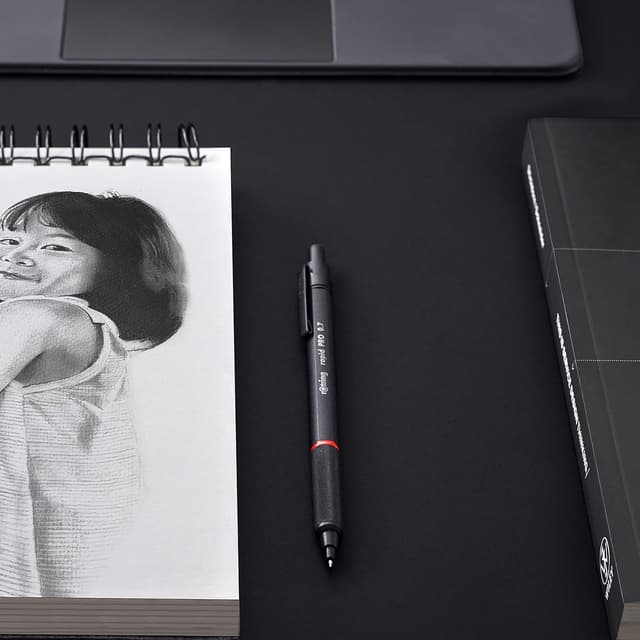 Thumbnail 4 de rOtring Rapid Pro matita meccanica 0,7 mm HB nero opaco ✏