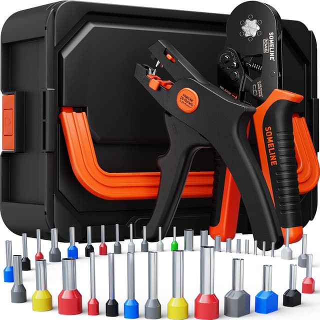 Imagen de SOMELINE Sechskant Crimpzange Set 0,25–10 mm² 🛠 en OfertitasTOP