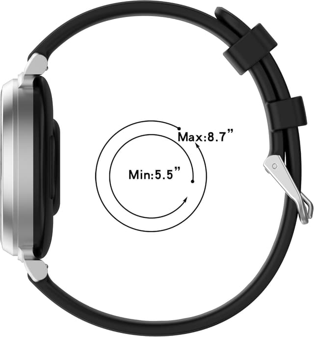 Detalle 2 de Panda Bobo Silicone Watch Strap for Garmin Lily 2 / Lily 2 Active