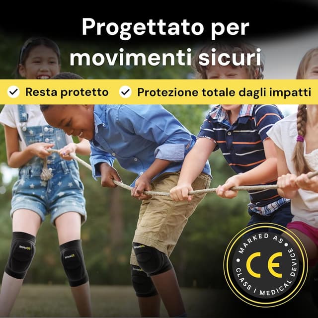 Detalle de BraceUP ginocchiere pallavolo bambini S 130-150 cm