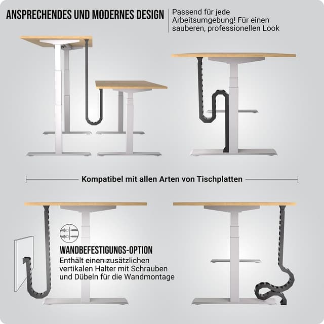 Thumbnail 3 de Kabelführung Schreibtisch Kabelkanal