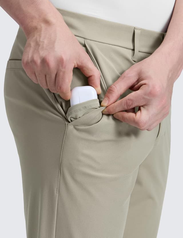 Detalle 2 de CRZ YOGA Pantaloni da golf da uomo comodi e leggeri con asciugatura rapida (76/81/86 cm)