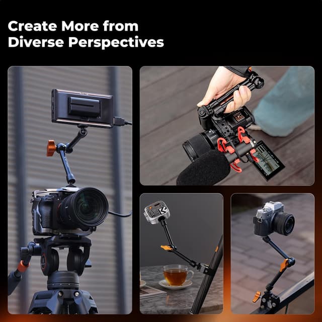 Thumbnail 5 de K&F CONCEPT 9.8" Magic Arm Kit for Camera Mount