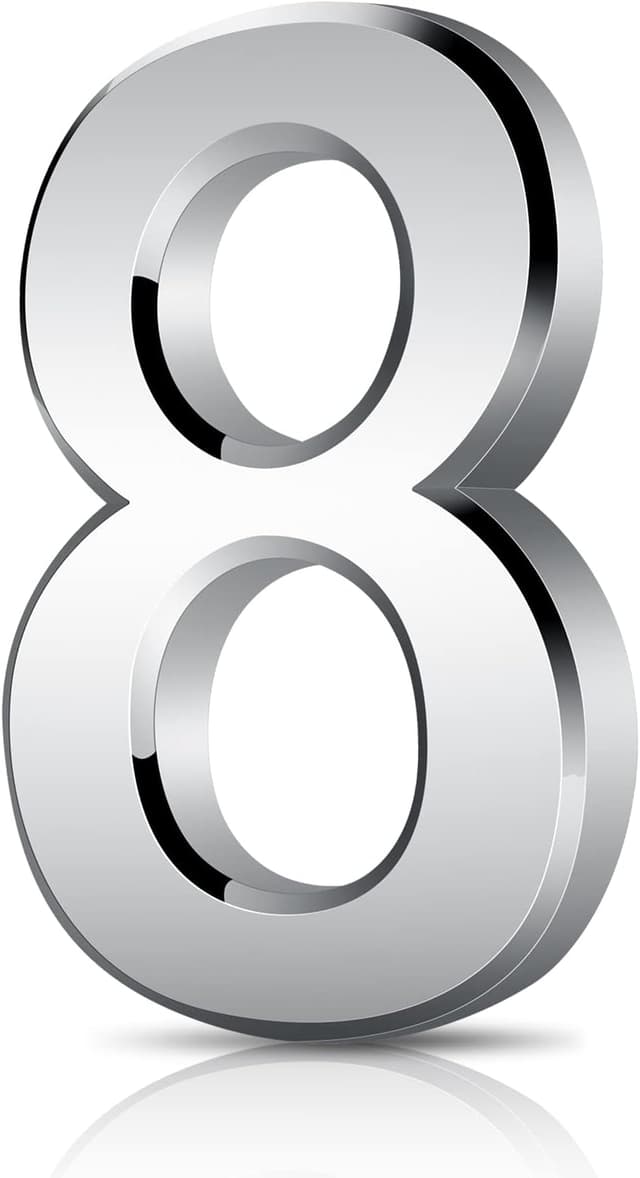 Detalle de Vicloon Numero Civico Segnale 3D ABS 7,5 cm