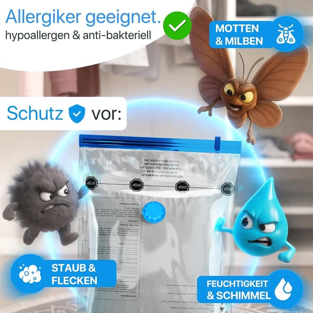 Thumbnail 3 de SilverRack Vakuumbeutel für Bettdecken XL 6 Stück