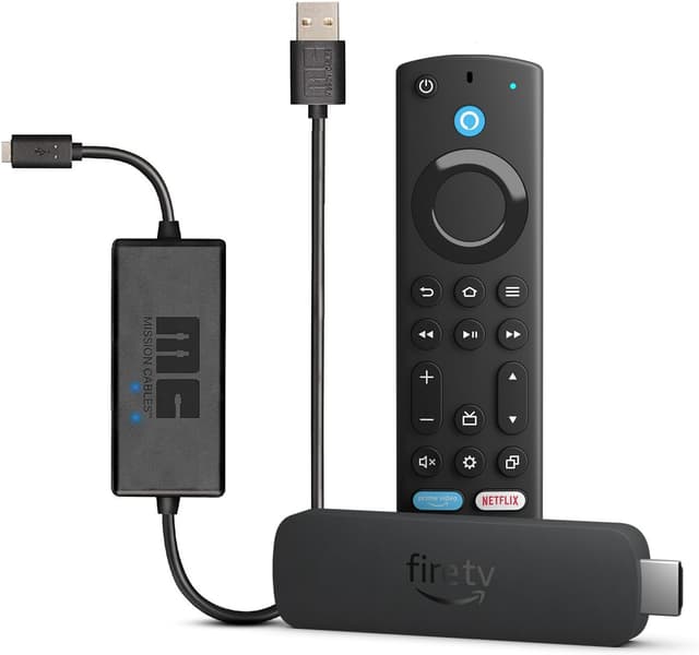 Detalle de Amazon Fire TV Stick HD con Mission Cable